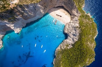 Navagio Beach in Zakynthos