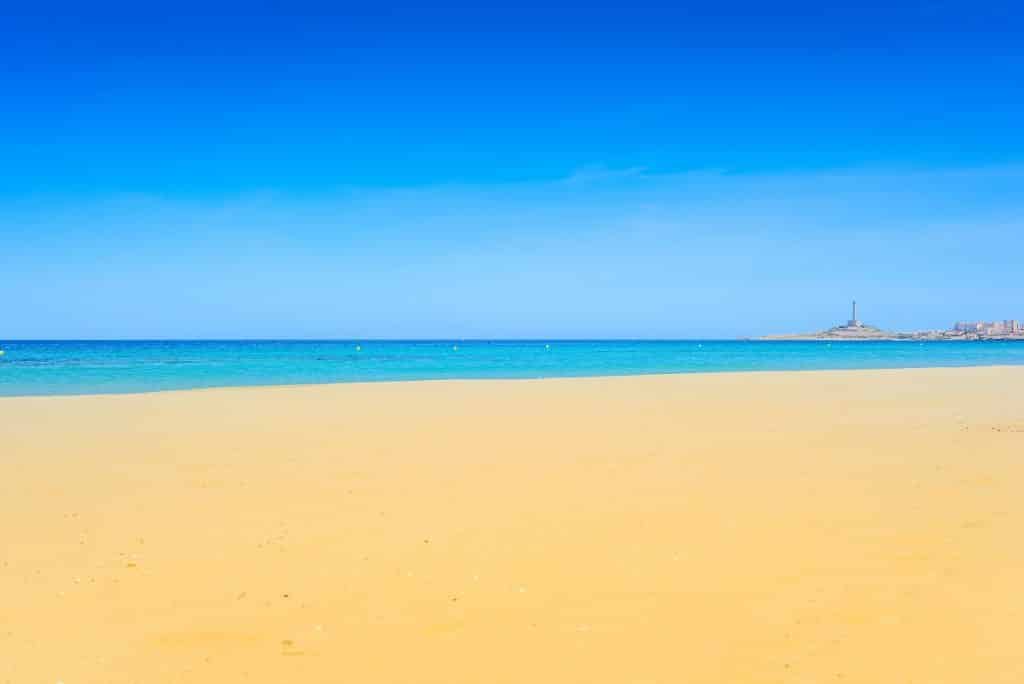 Mar Menor beach. Spain