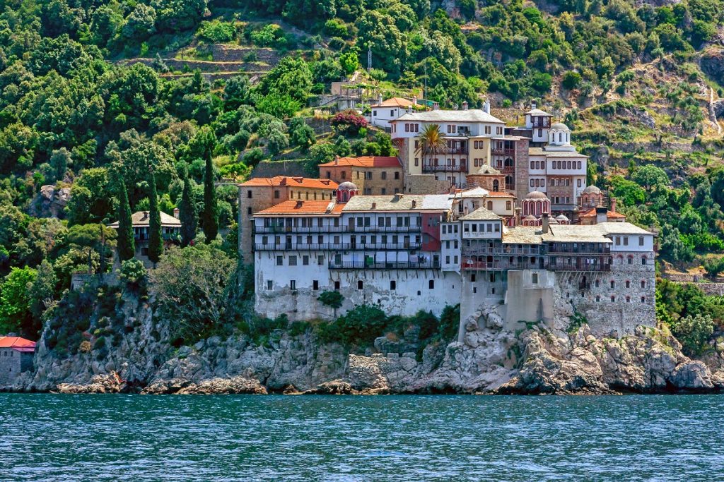 Gregoriou monastery on Mount Athos