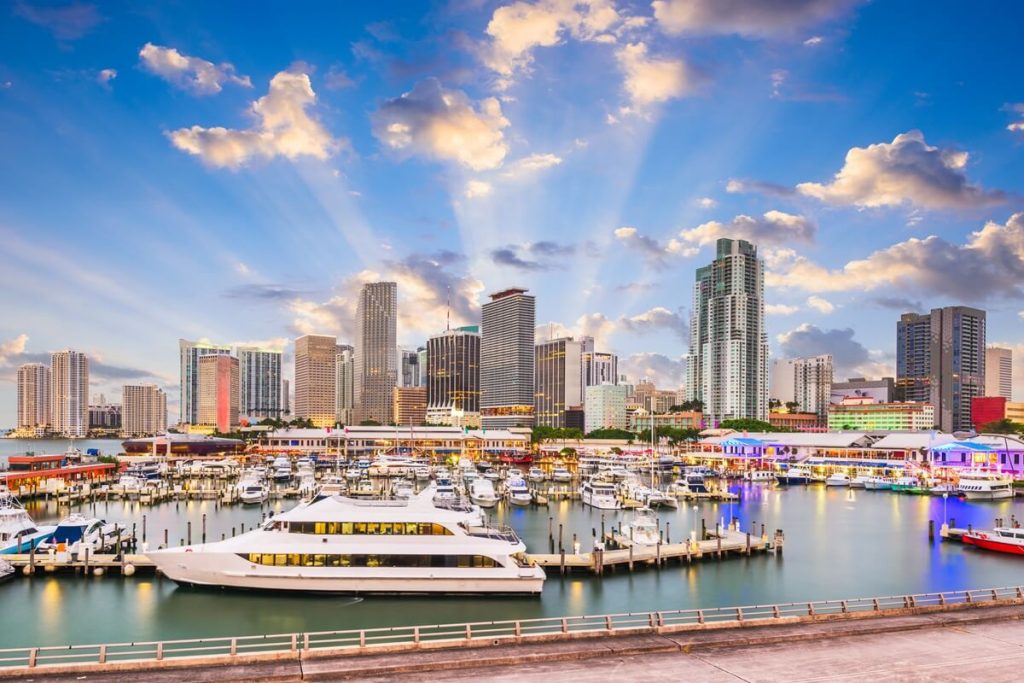 Miami skyline, Florida, USA